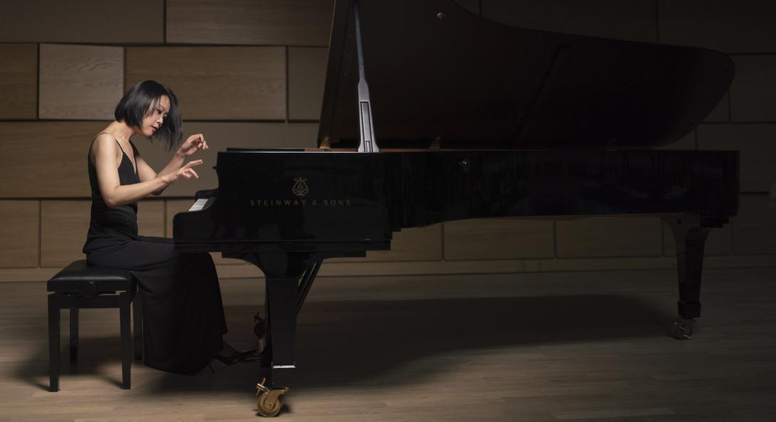 Kuva: Eteläkorealainen pianisti Yeol Eum Son esiintyy Mäntän Musiikkijuhlilla keskiviikkona 31.7.2024. Valokuvaaja: Marco Borggreve. 
